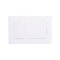 Toalla tapete Blanca Real con recuadro 55 cm x 90 cm y 400 g - Plus* marca La Josefina