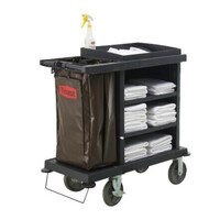 Carro de limpieza para ama de llaves GRANDMAID&reg; marca Trust